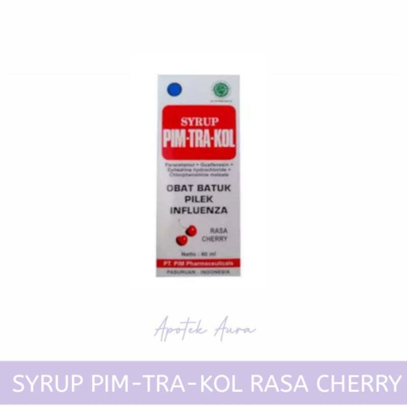 Jual Pim Tra Kol Sirup Ml Pimtrakol Sirup Obat Batuk Dan Pilek