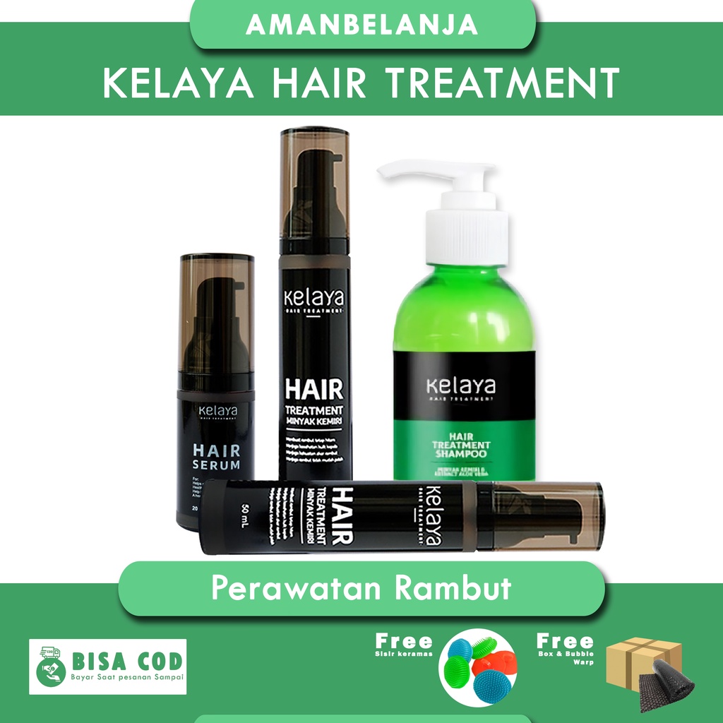 Jual Paket Komplit Kelaya Shampoo Hair Treatment Bundling Spesial