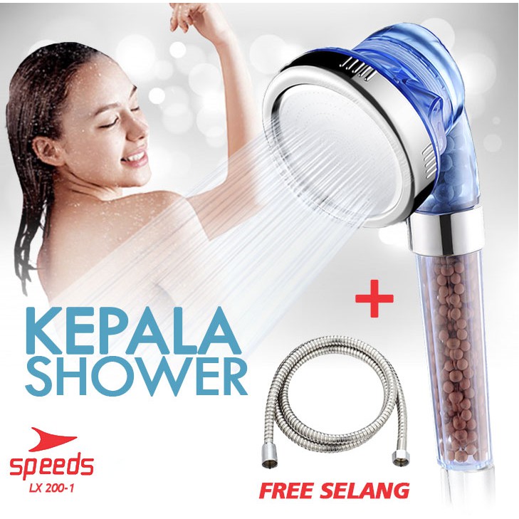 Jual Speeds Kepala Shower Aerator Shower Tekanan Tinggi Genggam Hemat