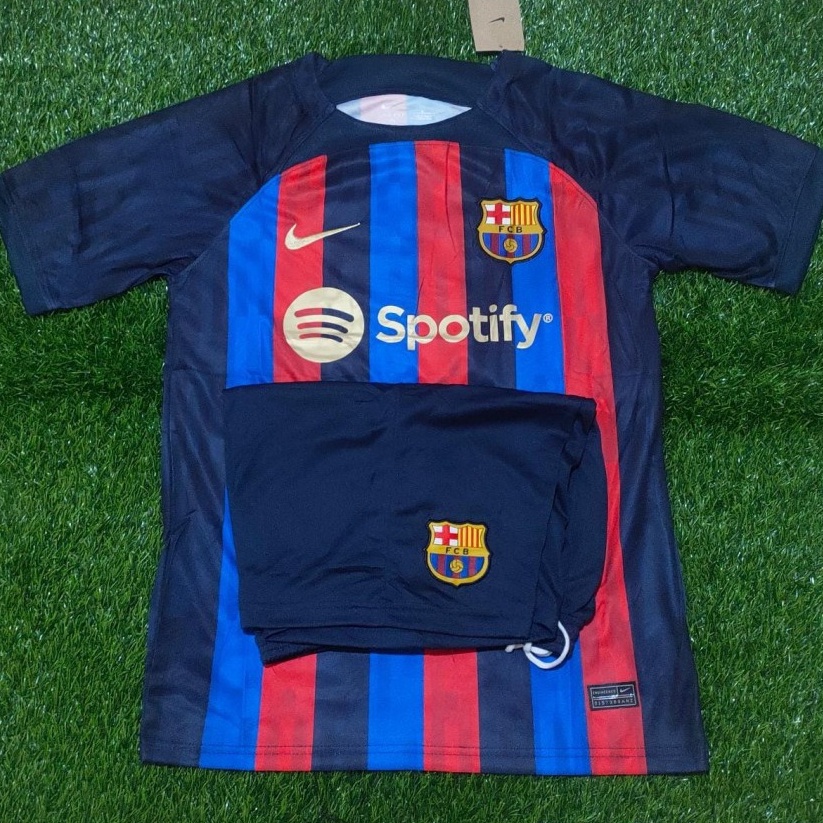 Jual Setelan Barcelona El Barca Biru Merah Hitam Kaos Baju Dan Celana