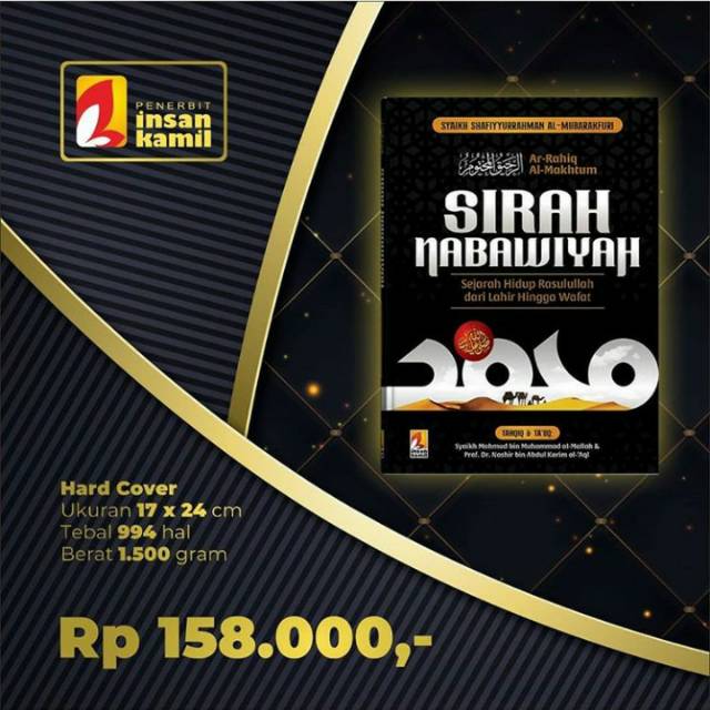 Jual Buku Sirah Nabawiyah Sejarah Hidup Rasulullah Dari Lahir Hingga