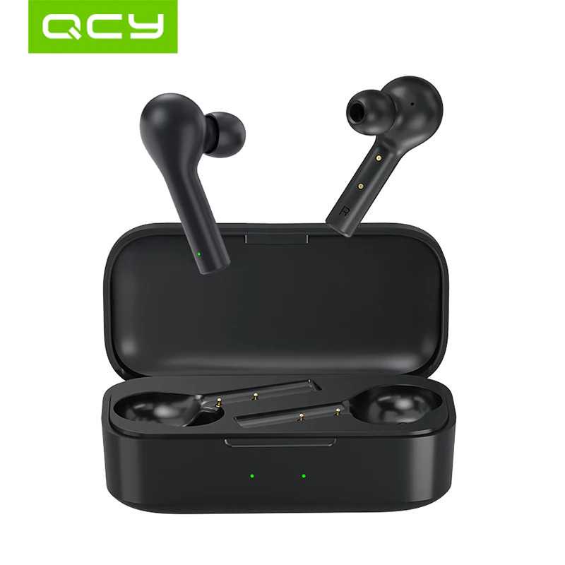 Jual Qcy Tws Bluetooth Earphone With Charging Case Qcy T Mughnii