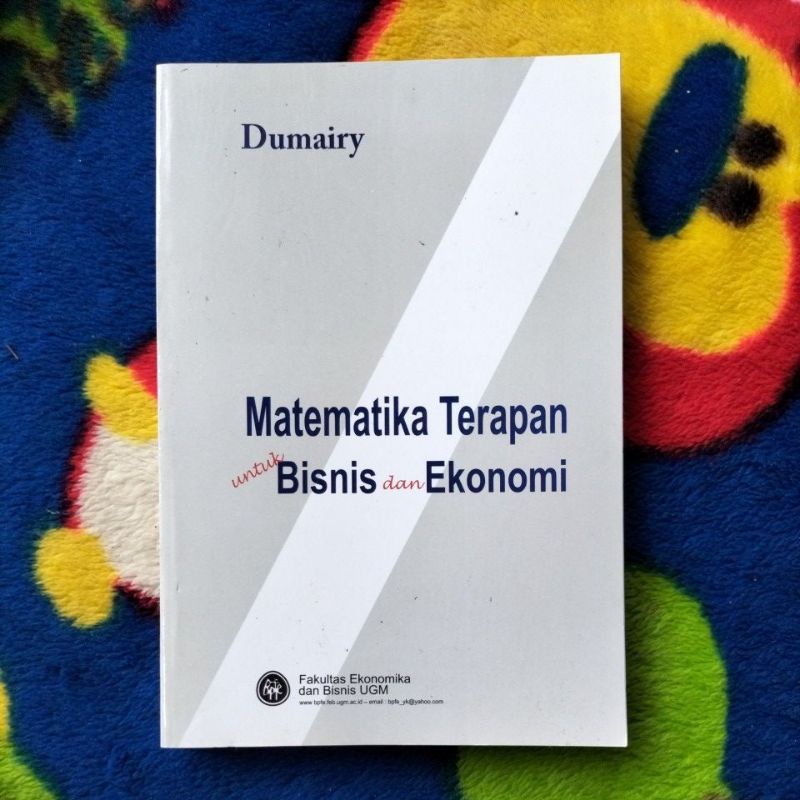 Jual BUKU MATEMATIKA TERAPAN UNTUK BISNIS DAN EKONOMI Shopee Indonesia