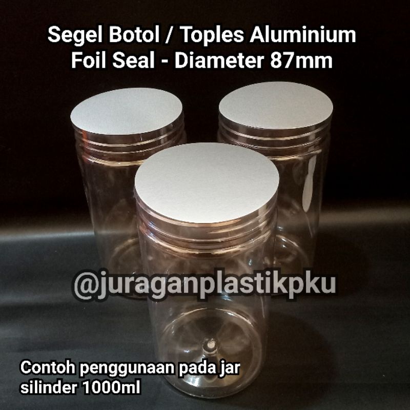 Jual Segel Aluminium Foil Mm Seal Kemasan Toples Jar Tabung