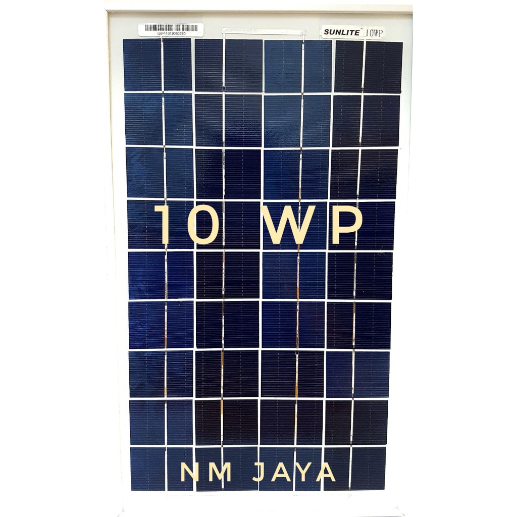 Jual Solar Panel Surya Solar Cell 10WP 10 Watt 10 W Poly Shopee Indonesia