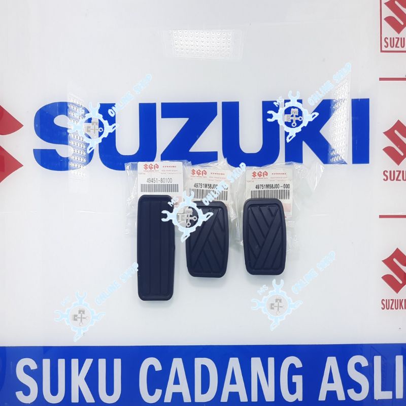 Jual Karet Pijakan Pad Pedal Gas Kopling Rem Set Suzuki Katana Jimny