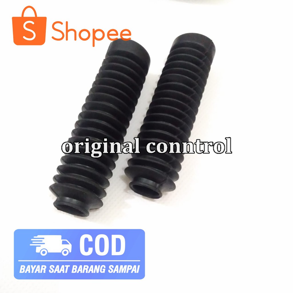 Jual Tutup Cover Karet Shock Depan Trail Spiral Ukuran Medium Sedang