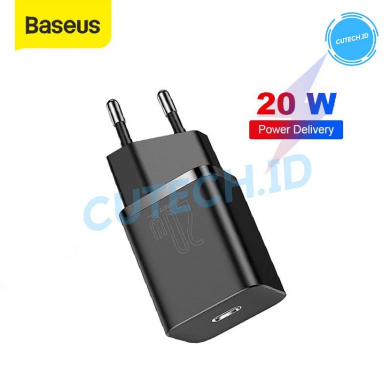 Jual BASEUS KEPALA CHARGER TYPE C SUPER SI 20W PD QUICK CHARGER