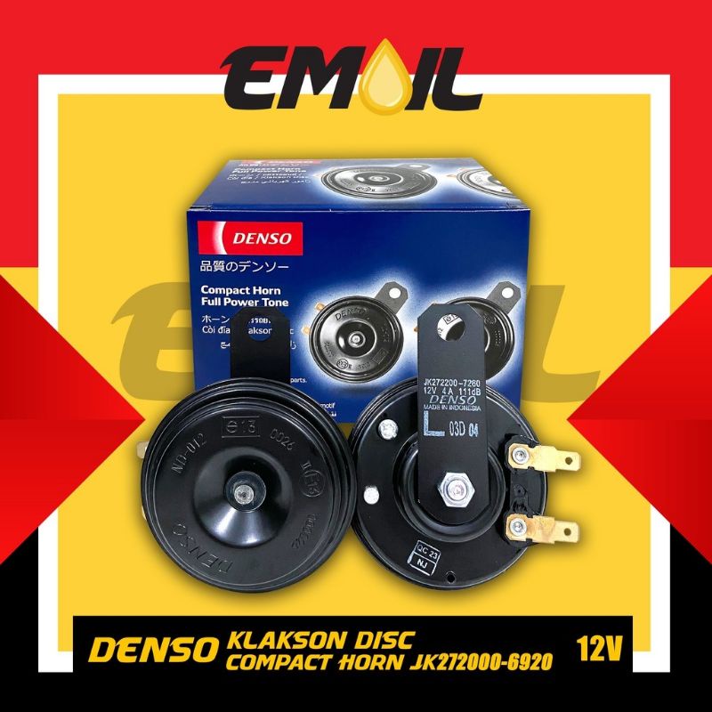 Jual Klakson Disc Denso Volt Jk Compact Horn Shopee