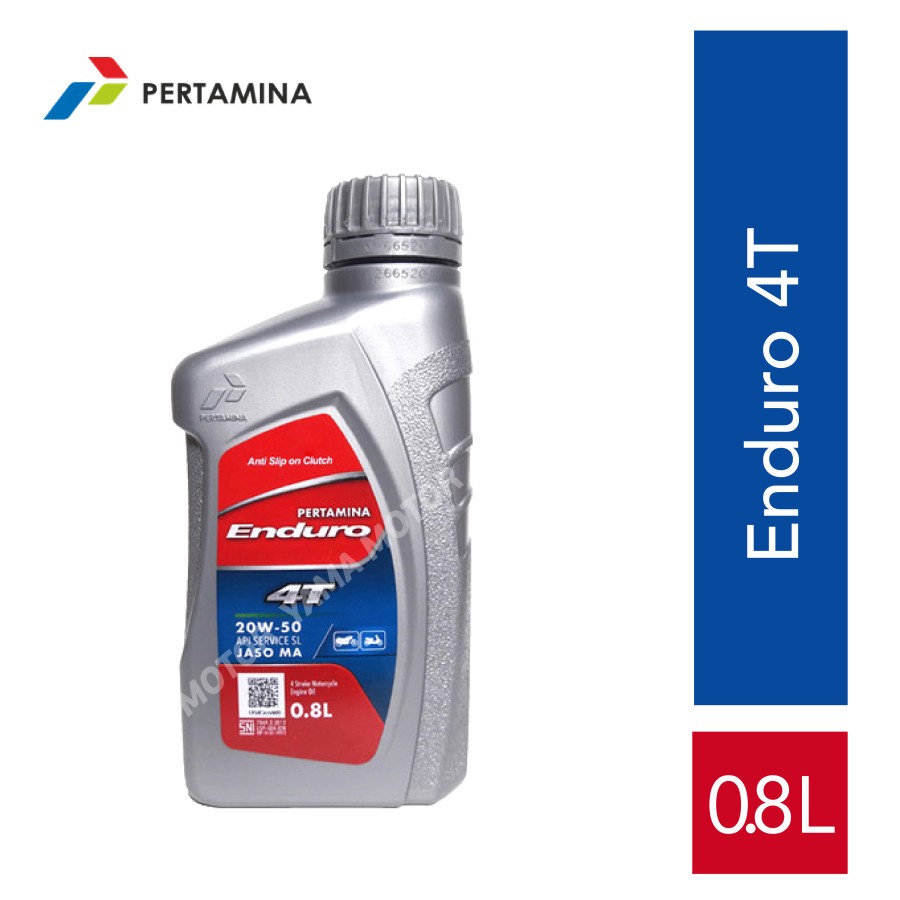 Jual OLI MESIN PERTAMINA ENDURO 4T 20W 50 0 8L Shopee Indonesia