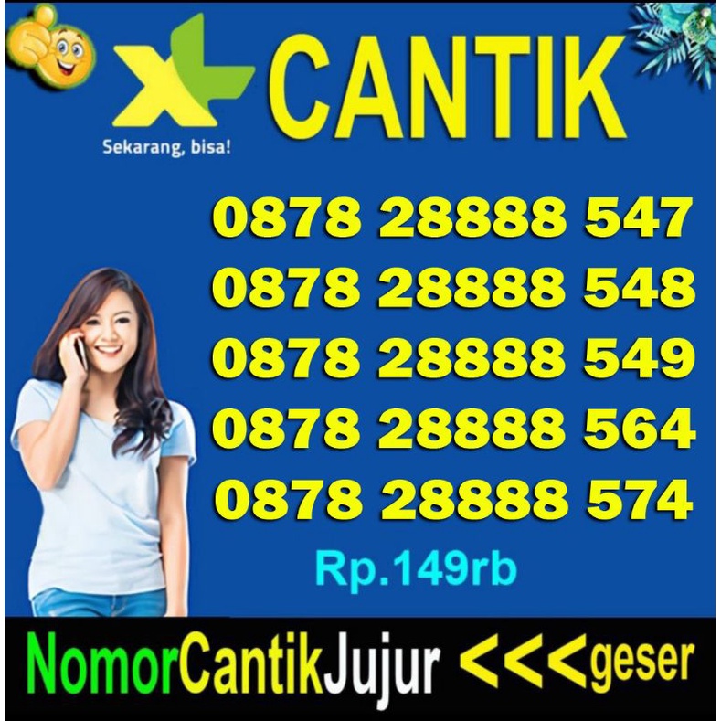 Jual NOMOR CANTIK XL UNIK LANGKA KARTU PERDANA NOMER PRABAYAR MURAH