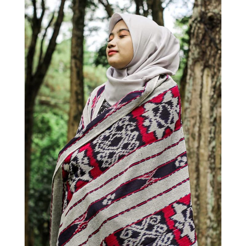 Jual Kain Batik Tenun Ikat Blanket Etnik Troso Jepara Motif Dayak