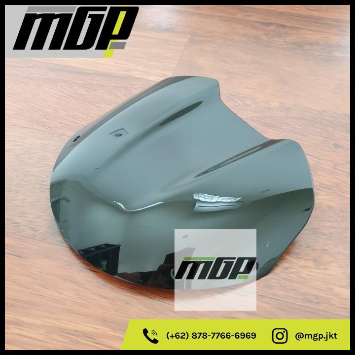 Jual Visor Kaca Mika Mica Winshield Windshield Wind Shield Smoke Hitam