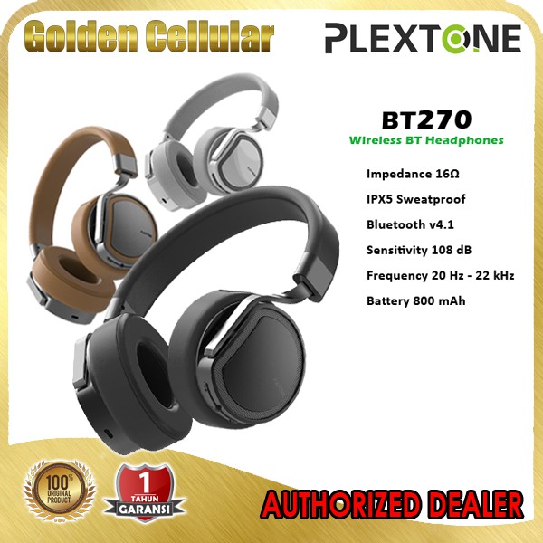 Jual Plextone BT270 BT 270 Wireless Headphone Original Shopee Indonesia