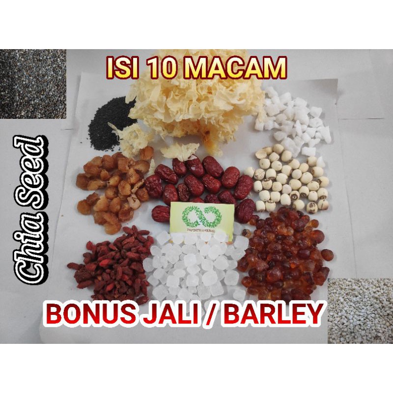 Jual Peach Gum Super Grade A Paket Super Besar 10 Macam Halal Baku