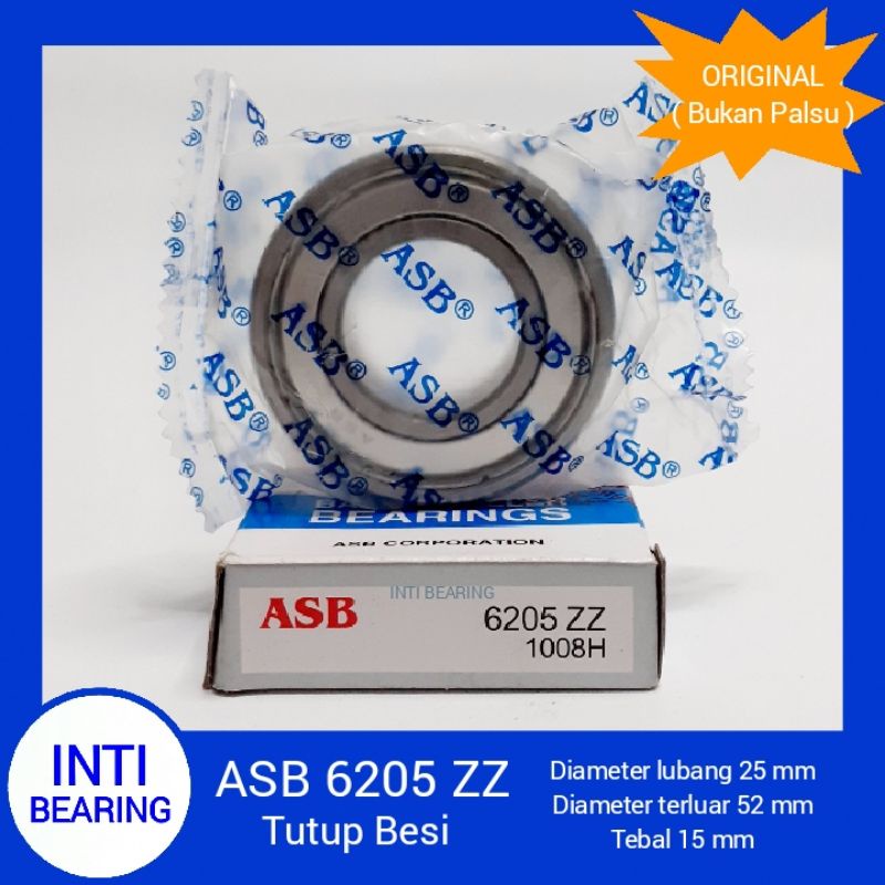 Jual Ball Bearing Zz Asb Asli Original Laher Bantalan Zz Tutup