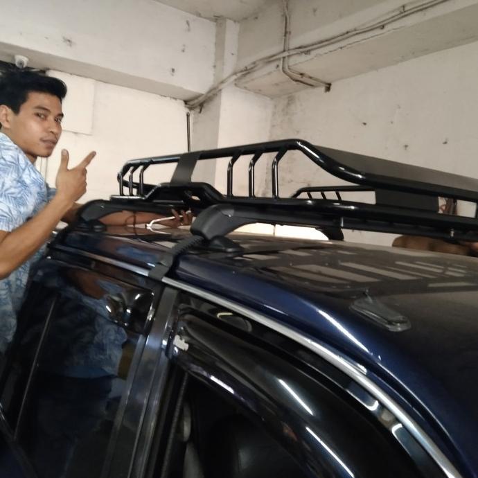 Jual Rack Bagasi Atas Mobil Toyota Kijang Plus Kaki Merek Buzz Rack