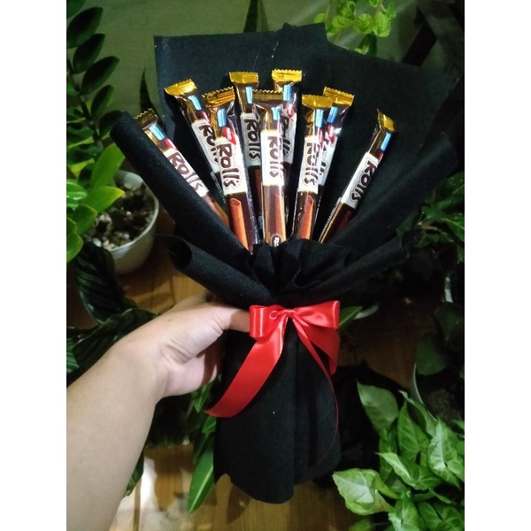 Jual Bucket Snack Chocolatos Buket Chocolatos Hitam Isi Buket Snack