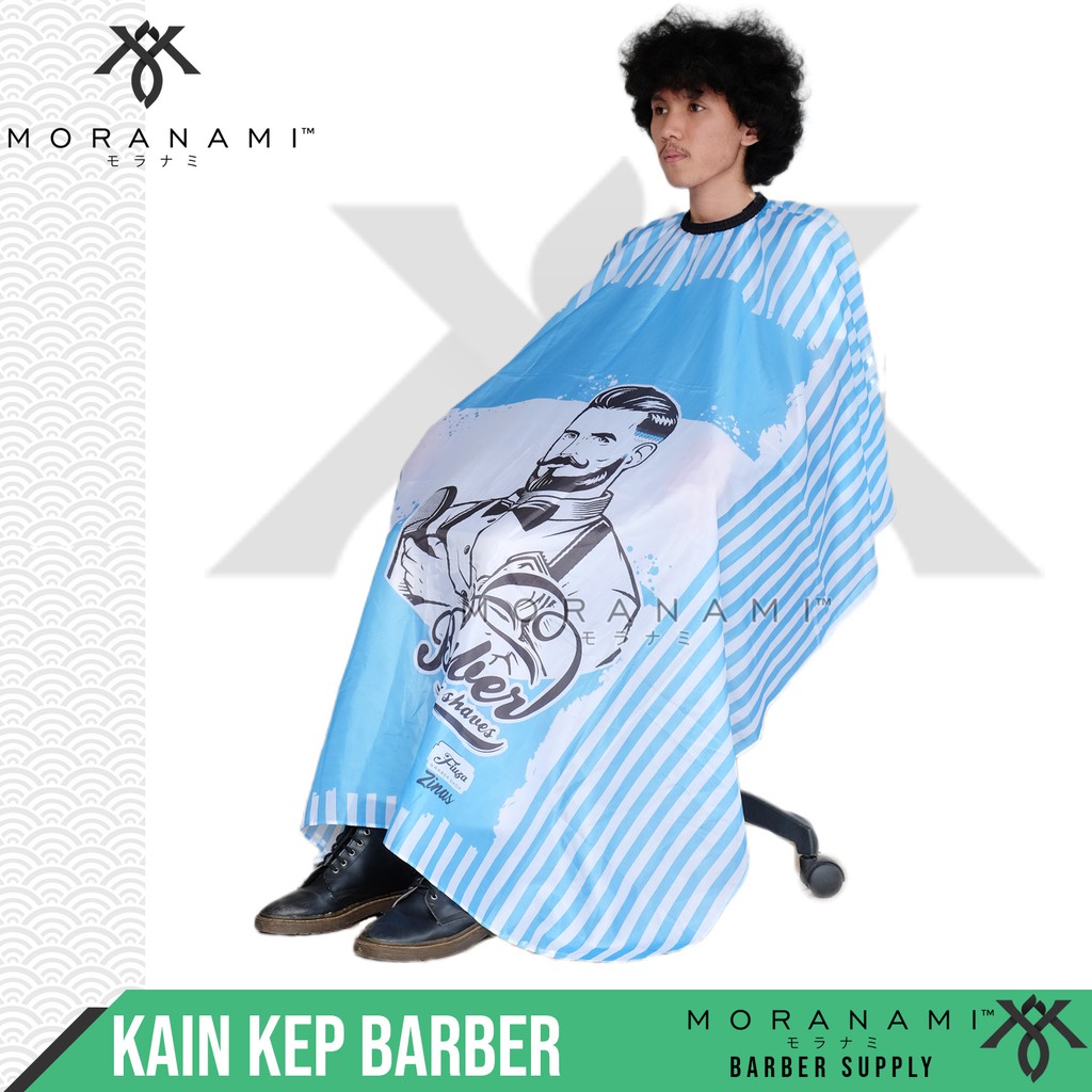 Jual Kain Kep Kip Cukur Rambut Kain Pangkas Rambut Kain Barber Motif