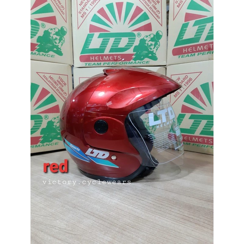 Jual HELM LTD SPORT KILAT KACA PUTIH TRANSPARAN ORIGINAL 100 MALAYSIA