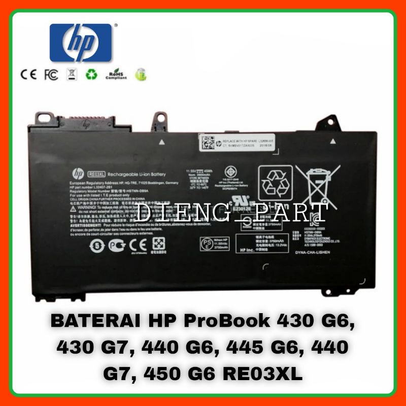 Jual Baterai Laptop Hp Probook G G G G G