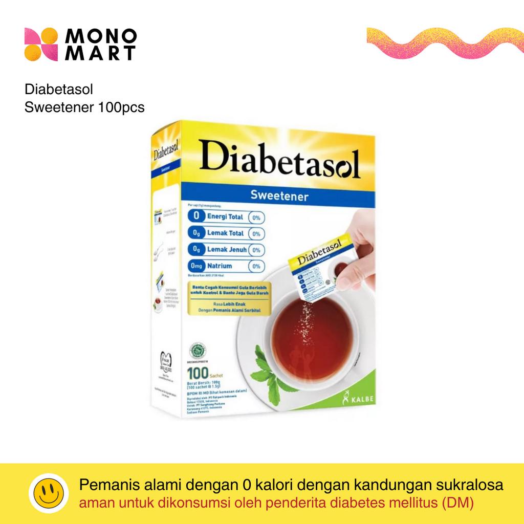 Jual Diabetasol Sweetener Zero Calorie Sachet Shopee Indonesia