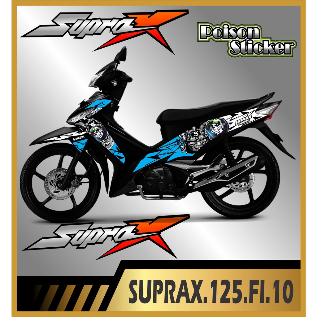 Jual Striping Supra X Fi Stiker Supra X New Sticker Lis List Supra