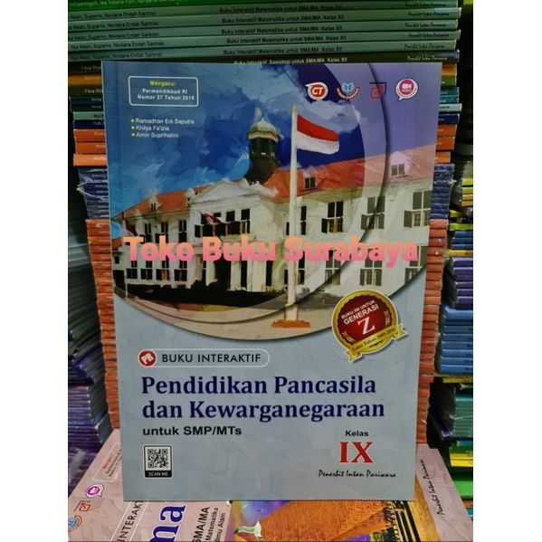 Jual Buku Lks Pr Interaktif Pendidikan Pancasila Ppkn Kelas IX 9 Tahun