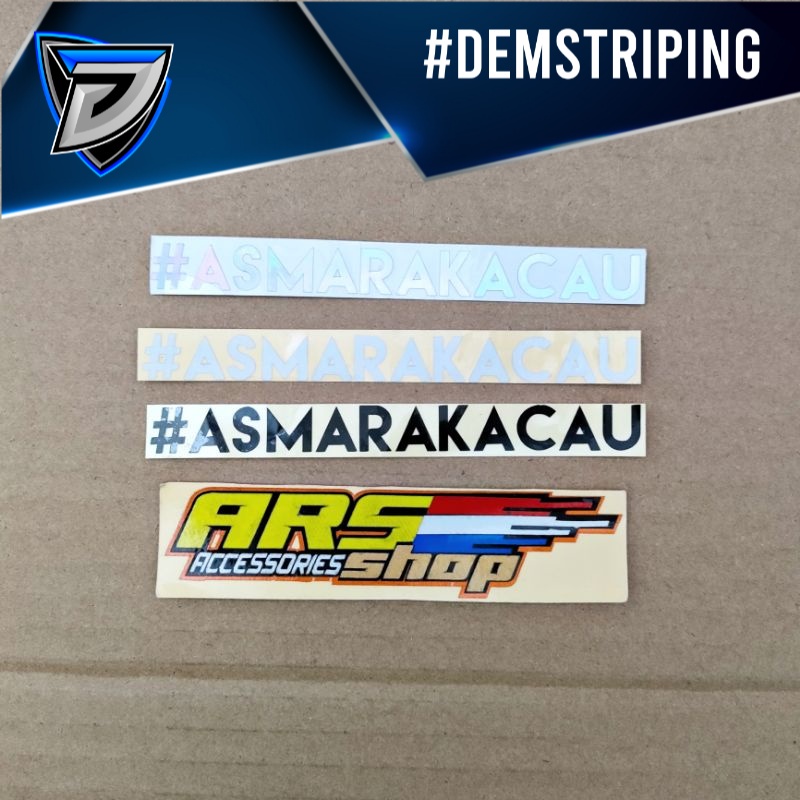 Jual Harga Satuan Sticker Cutting Asmarakacau Stiker Cutting Asmara