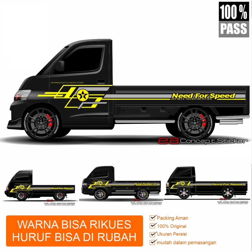 Jual Stiker Striping Mobil Pickup Grandmax Apv L T Ss New Carry