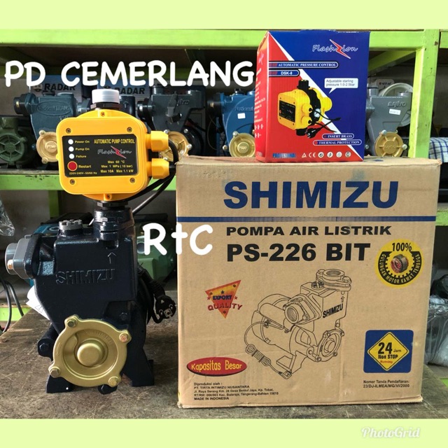 Jual Pompa Pendorong Shimizu 200 Watt Booster Pump Shimizu Pendorong