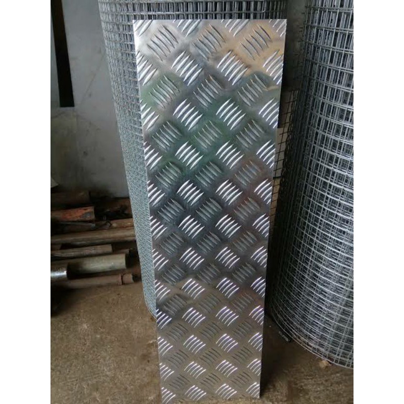 Jual Plat Bordes Alumunium Kembang Tebal 1 2mm Ukuran 20cm X 100cm