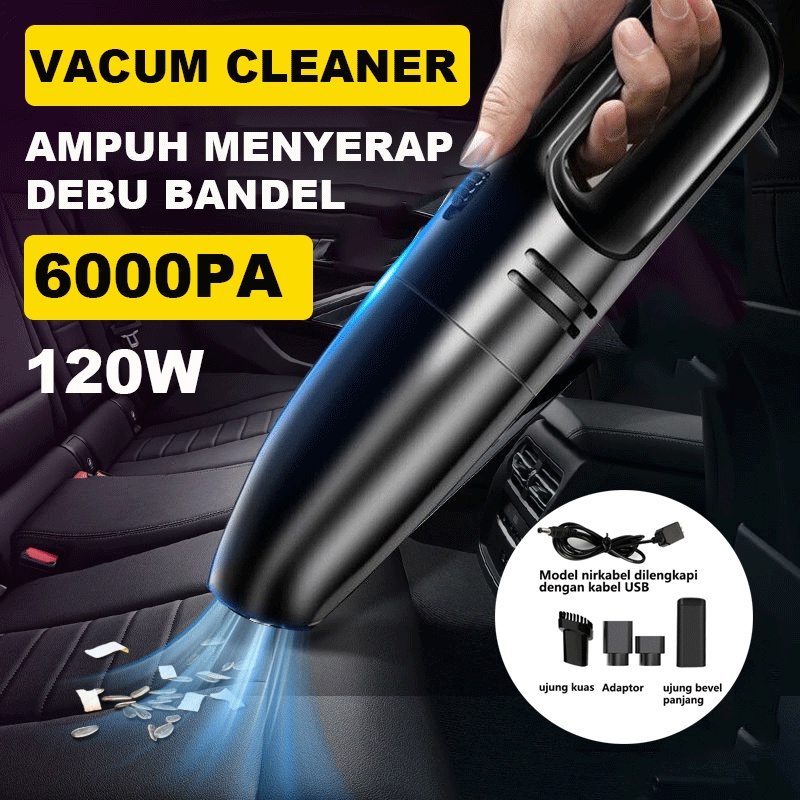 Jual Zacro Vacum Cleaner Penyedot Debu Mobil Vakum Mobil Kuat Dengan