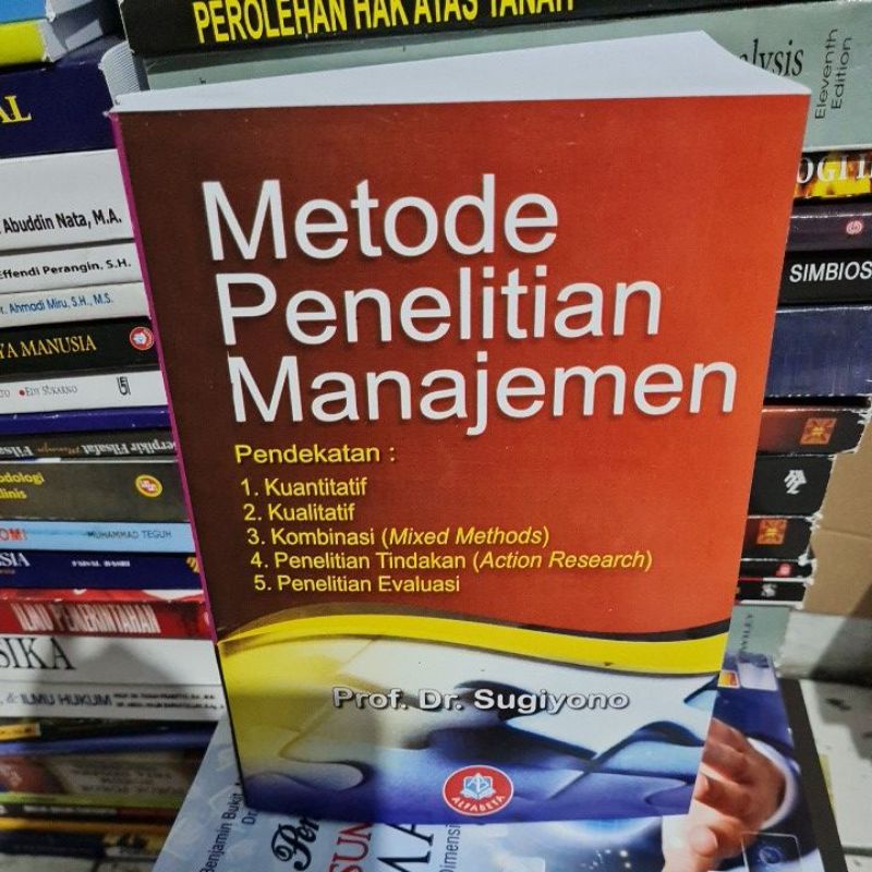 Jual Metode Penelitian Manajemen By Sugiyono Shopee Indonesia