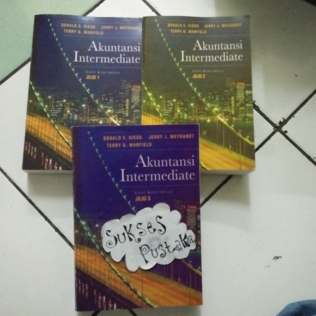 Jual BUKU AKUNTANSI INTERMEDIATE EDISI 12 JILID 1 3 KIESO ORIGINAL