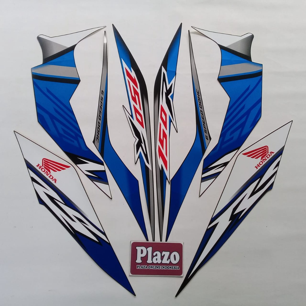 Jual Sticker Striping Lis Les Body Motor Honda Sonic Rs Biru