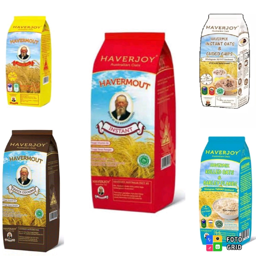 Jual Haverjoy Havermout 500gr Australian Oat Meal Sarapan Instant Oat