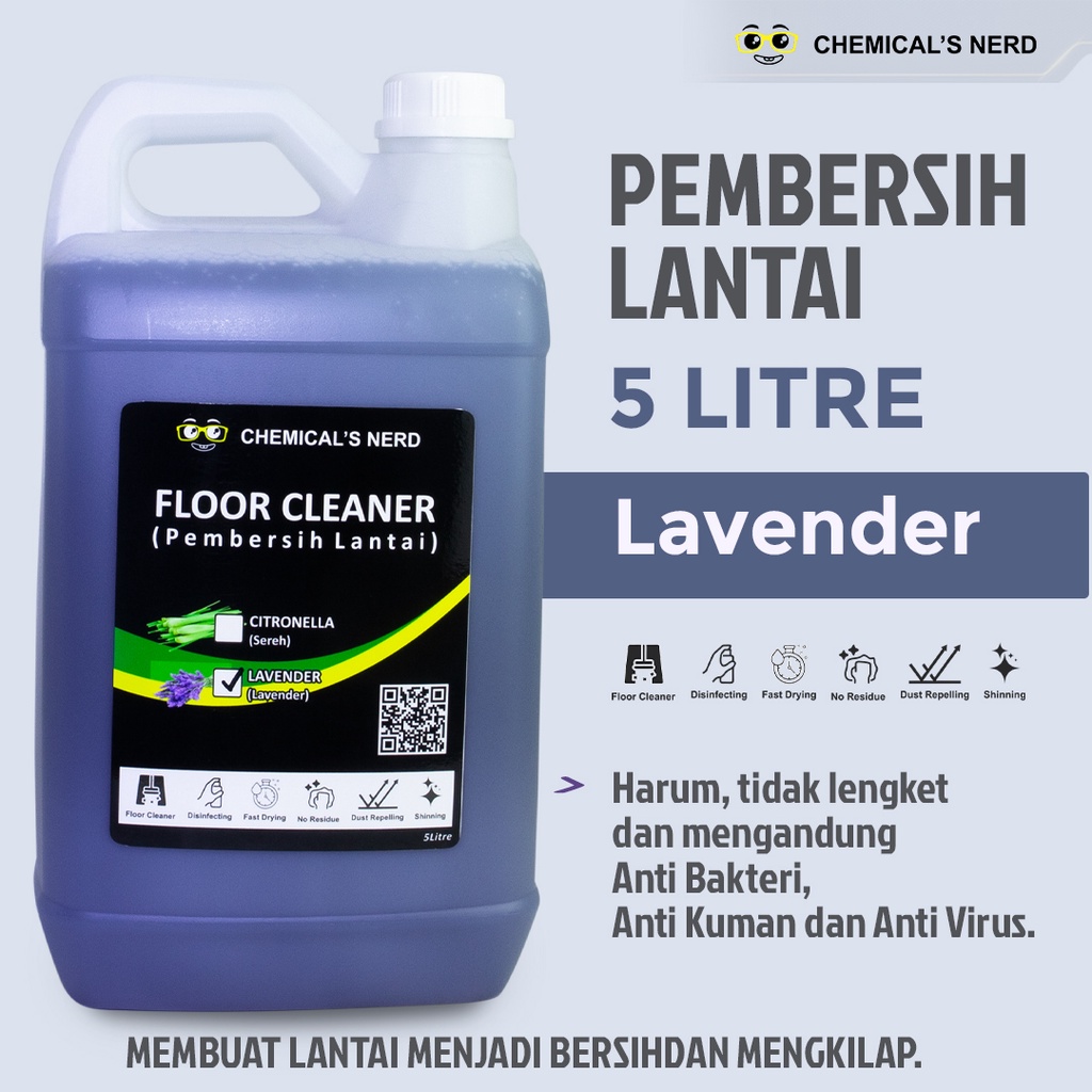 Jual Floor Cleaner Pembersih Lantai Obat Pel Antibacterial Lavender