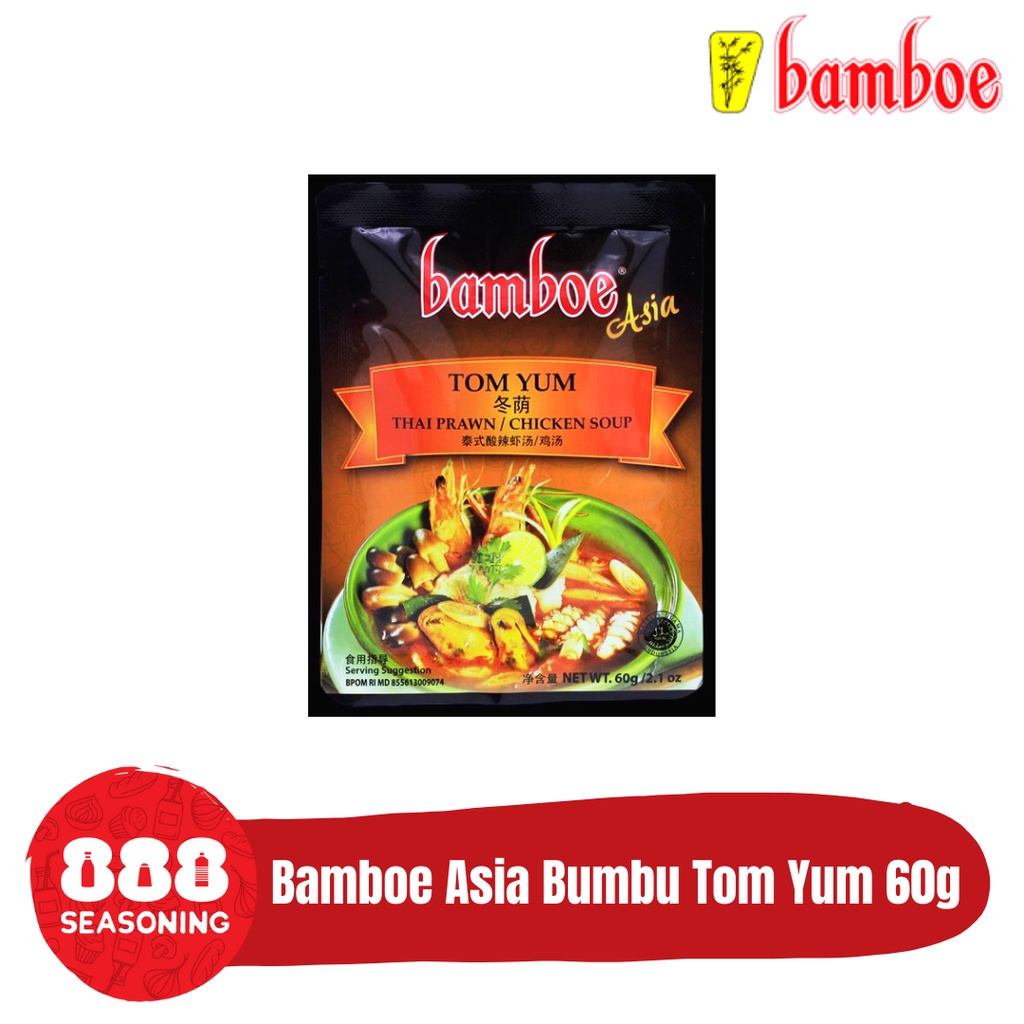 Jual BAMBOE ASIA BUMBU TOM YUM 60g Shopee Indonesia