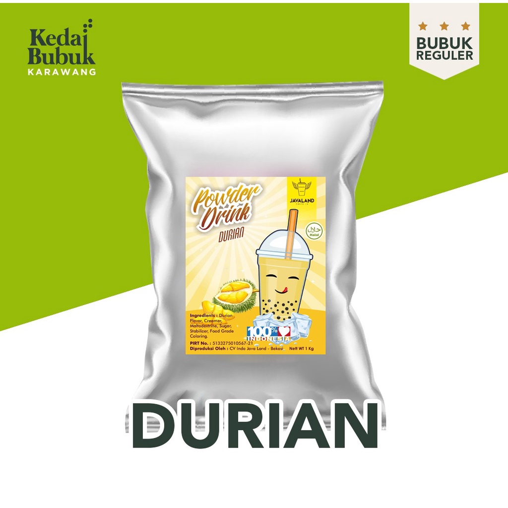 Jual Rasa Buah Durian Bubuk Minuman Bubble Powder Original Javaland Kg