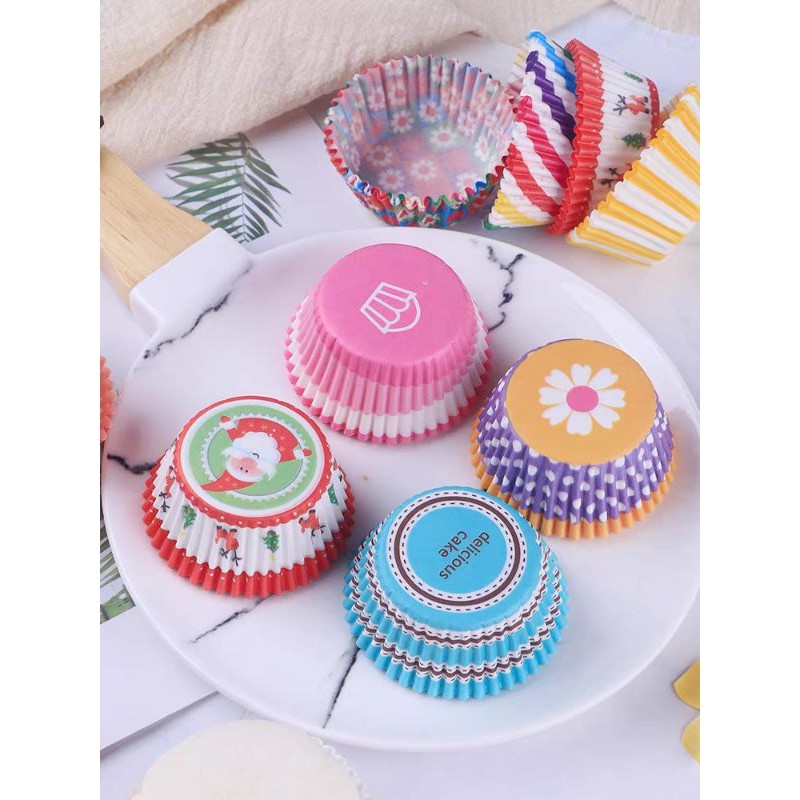 Jual Tatakan Cupcake Kertas Cetakan Cupcake Paper Case 100pcs Shopee