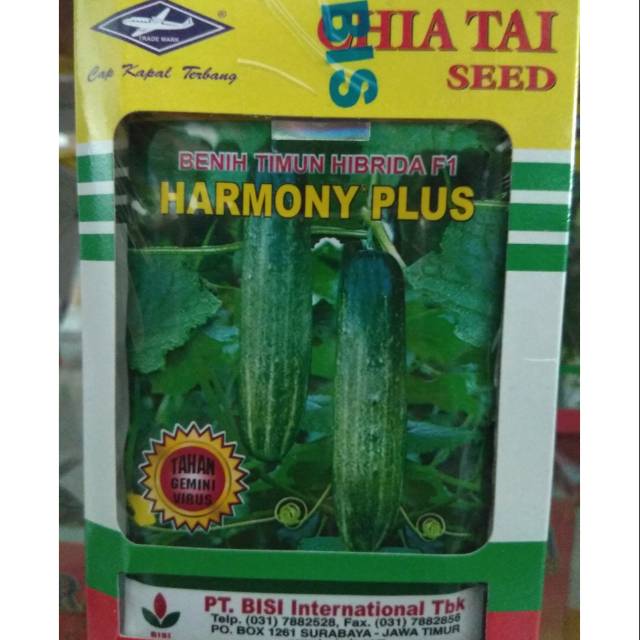 Jual Benih Bibit Timun Harmony Plus Gr Shopee Indonesia