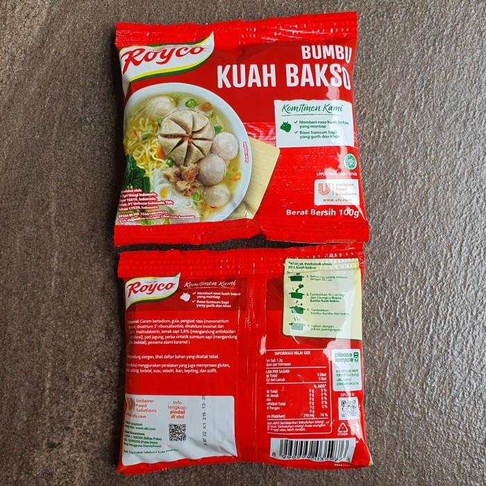 Jual Royco Bumbu Kuah Bakso Rasa Sumsum Sapi G Shopee Indonesia