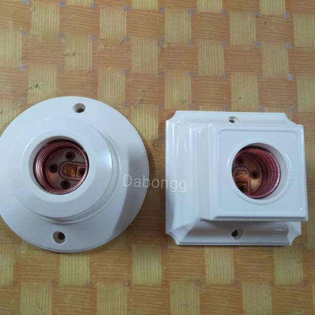 Jual Fitting Lampu Kotak Broco Fitting Lampu Bulat Broco Fittung