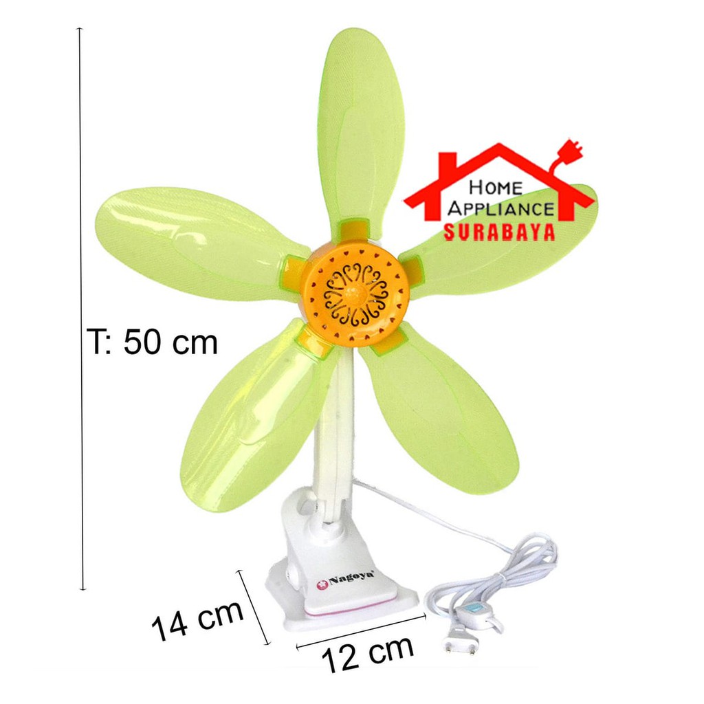 Jual Nagoya Kipas Angin Meja Jepit Baling Nagoya Mini Fan Cm Ng