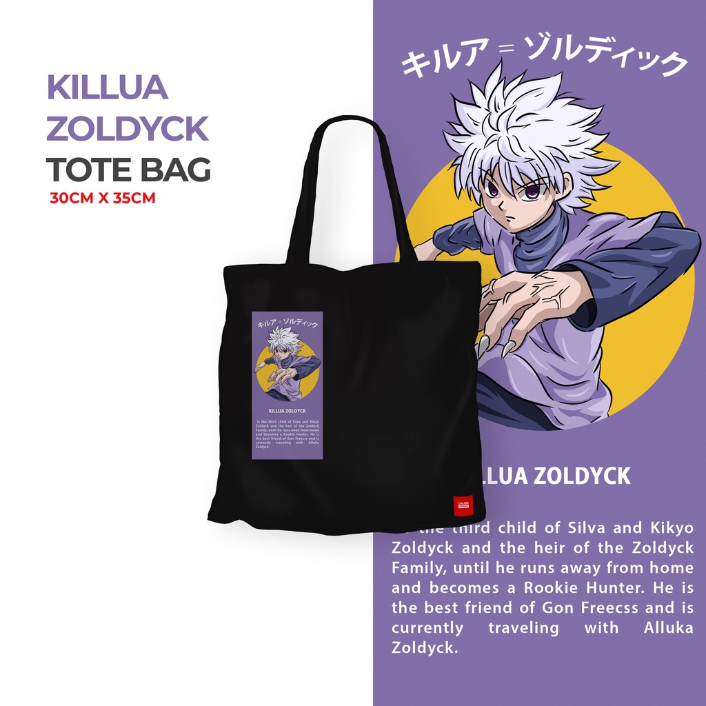 Jual Galeri Otaku Totebag Kanvas Premium HunterXHunter Edition