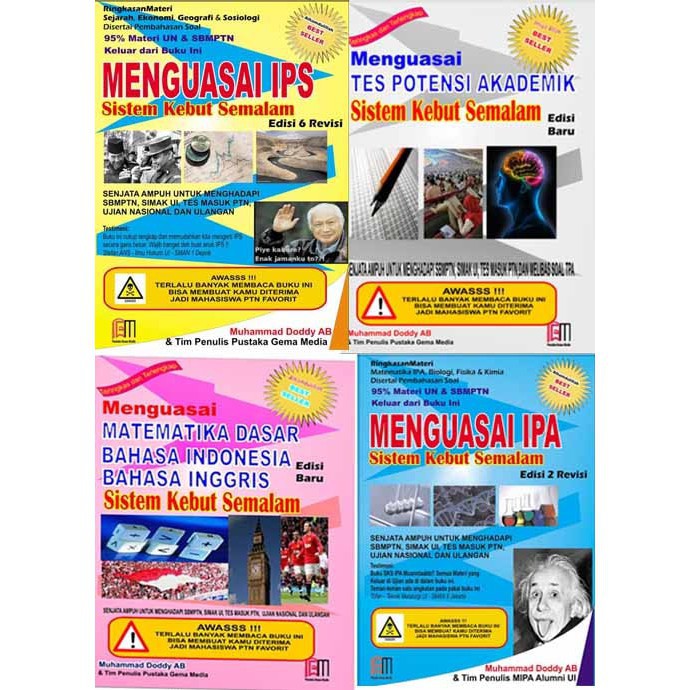 Jual Buku Sistem Kebut Semalam SKS Menguasai IPA IPS TPA Shopee