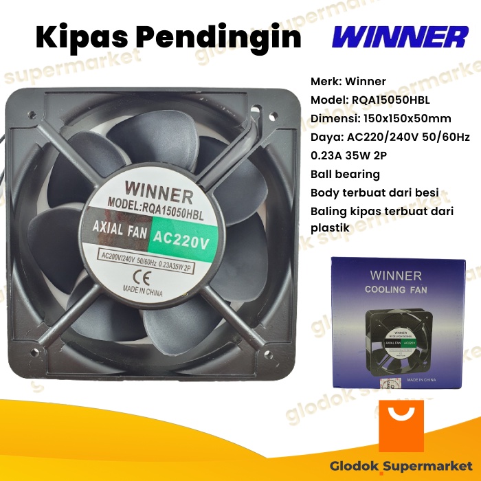 Jual Kipas Pendingin Winner Cm Cooling Fan Ac V Ball Bearing X