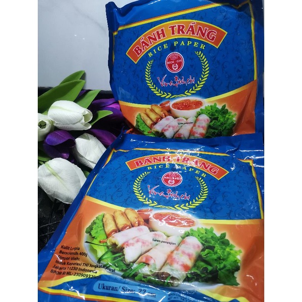 Jual Bich Chi Banh Trang Rice Paper 400 Gr D 22 Cm Segel Pabrik