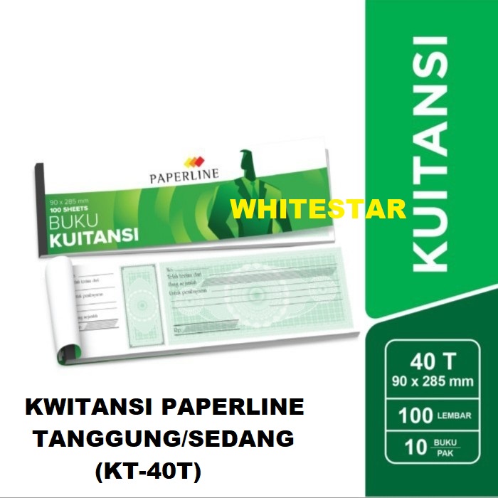 Jual Kwitansi Kuitansi Paperline Tanggung Sedang Kt T Shopee